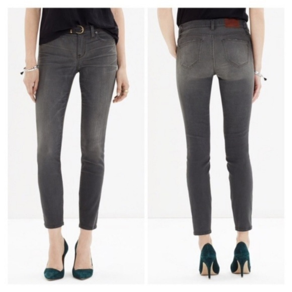 Madewell Charcoal Skinny Jeans